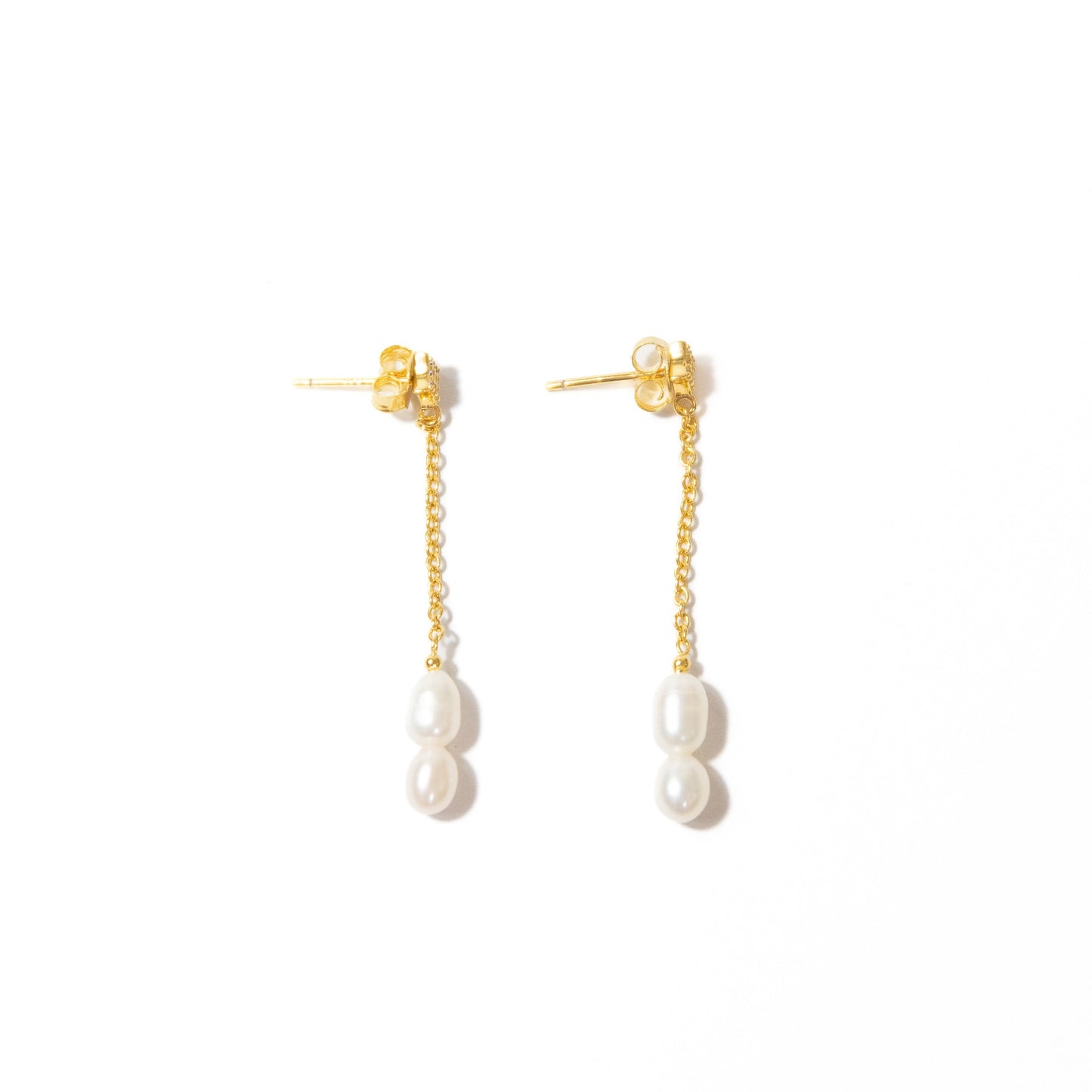 Sasha Pearl Drop Studs