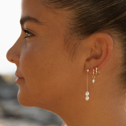 Sasha Pearl Drop Studs